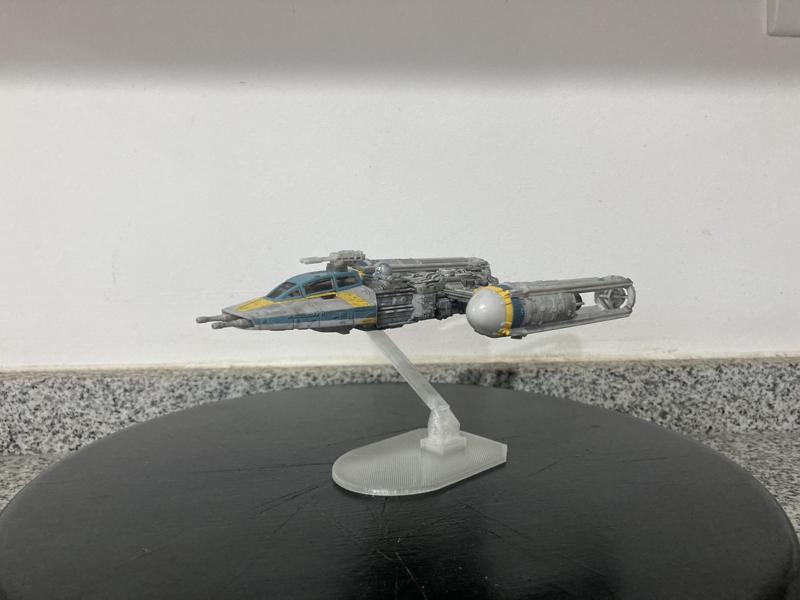 Y-wing Stand for Micro Galaxy Squadron.