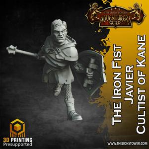 The Iron Fist, Javier - Cultist of Kane (32mm scale, Pre-supported miniature)