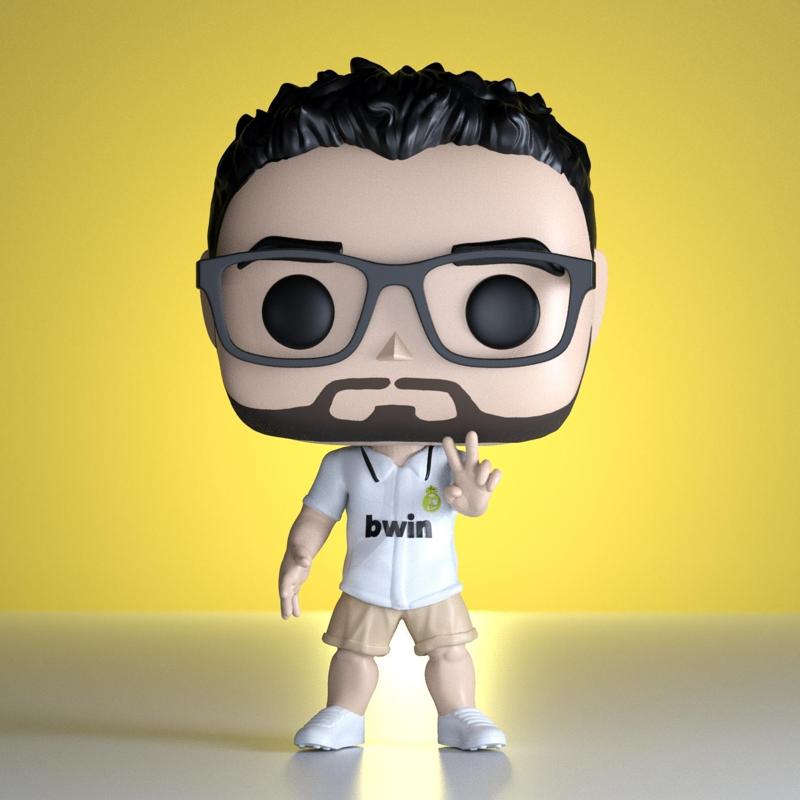 funko pop real madrid fan man