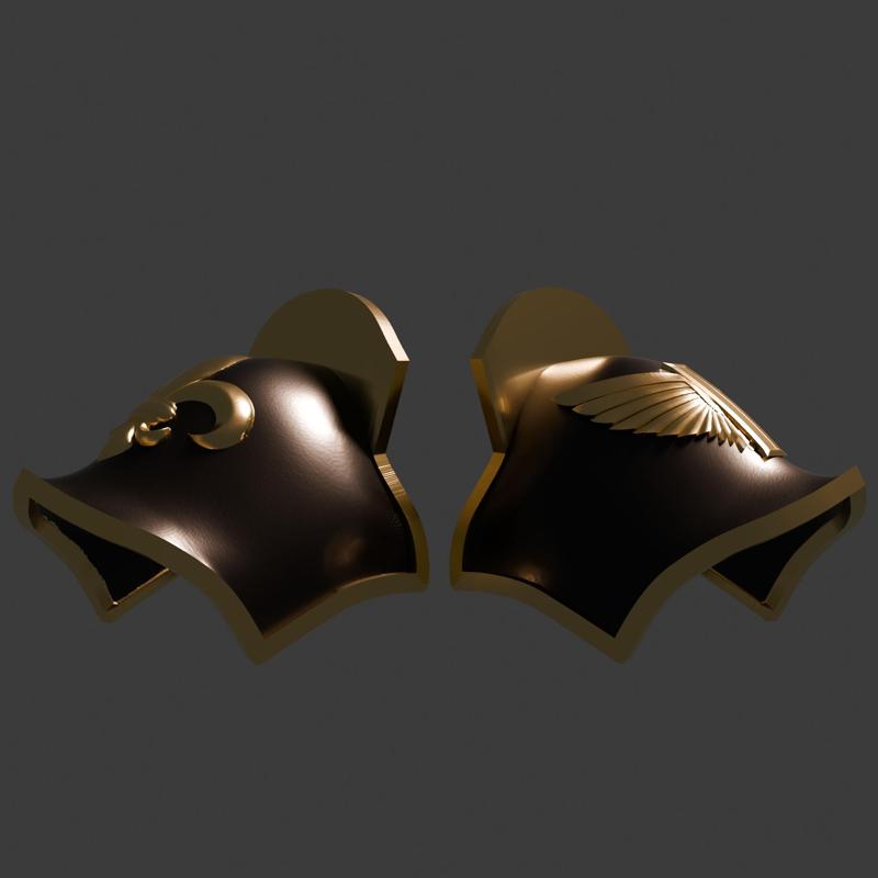 Adepta Sororitas (Sister of Battle) pauldrons for cosplay