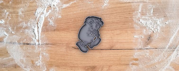 Gargamel cookie cutter from the Smurfs