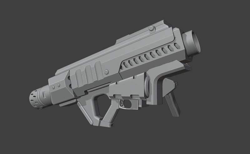 Helldivers FAF-14 Spear Rocket Launcher real size cosplay