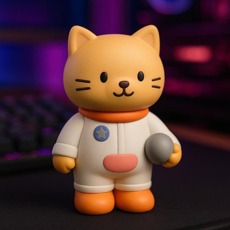 Bobbie Goods STL - Astronaut Cat