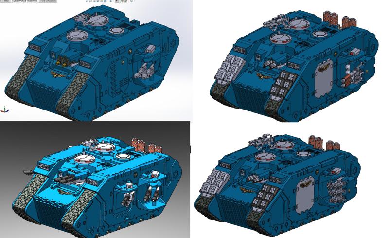 land raider plus variants full rc