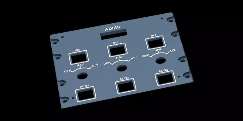 AIRBUS A320 OVERHEAD - ADIRS PANEL