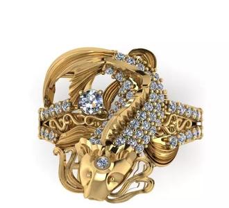fish jewelry gold