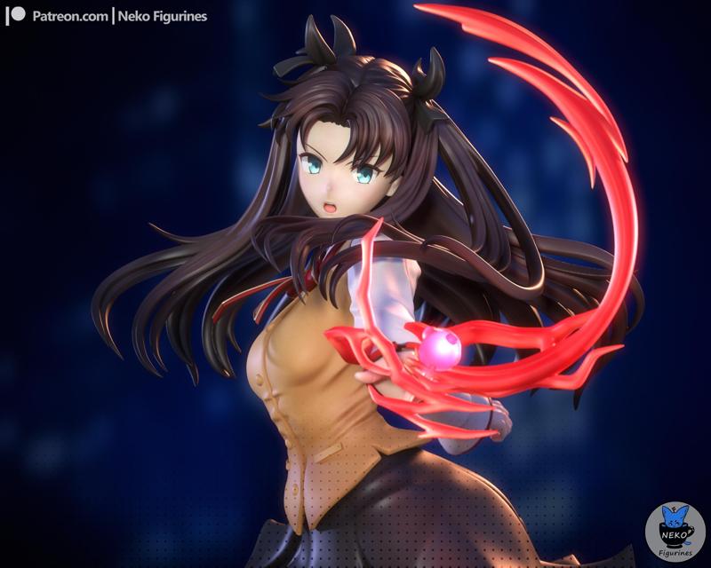 Rin Tohsaka -  Fate Figure for 3D printing