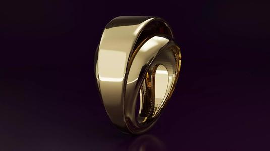 free form ring N25