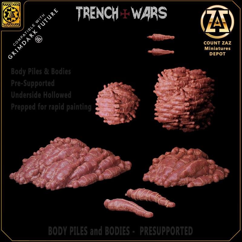 Corpse Piles - Bodies - Wrapped Bodies Trench Crusade