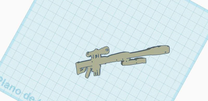 fortnite barret llavero keychain sniper pesado heavy