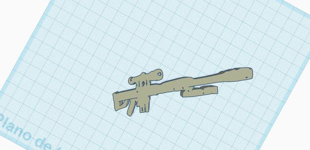 fortnite barret llavero keychain sniper pesado heavy