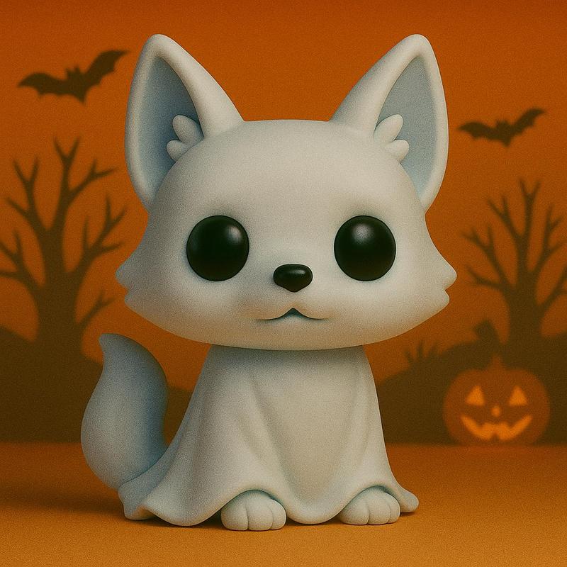 Halloween Ghost Fox POP POP -STL