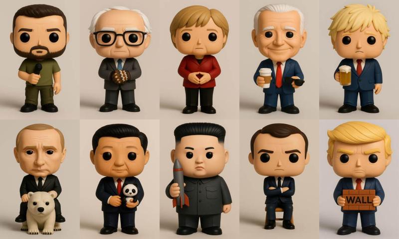 World Leaders Funko Pop Style Collection - 10 Figurines - 3D Print STL Bundle