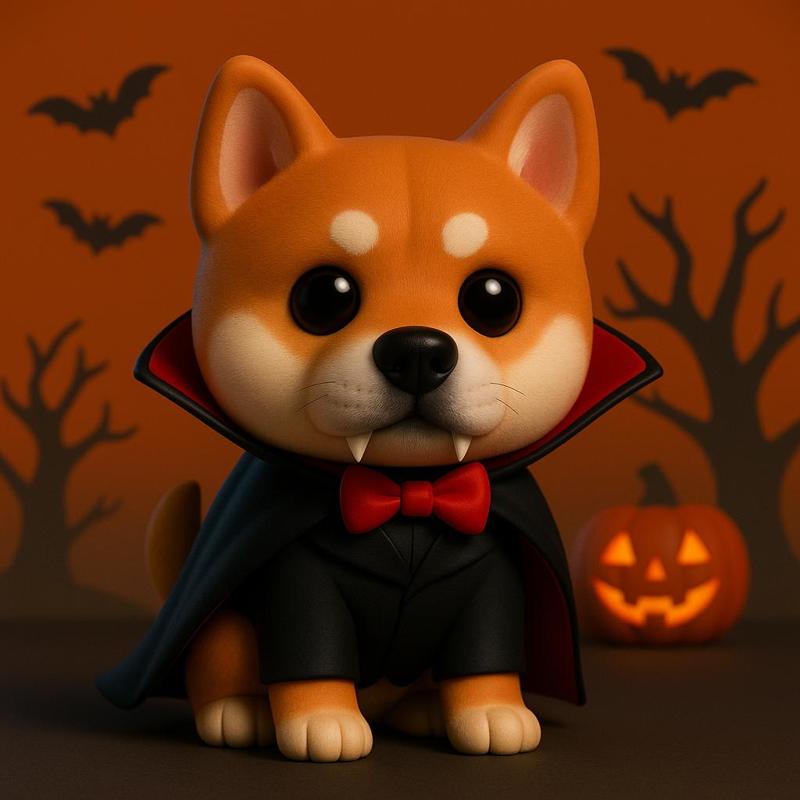 Akita Inu Vampire Halloween Halloween POP -STL