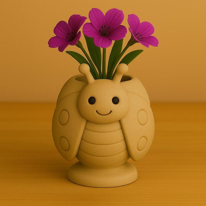 Ladybug Planter – 3D Printed Cute Pot