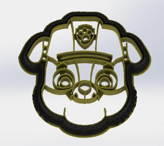 Rubble Cookie Cutter