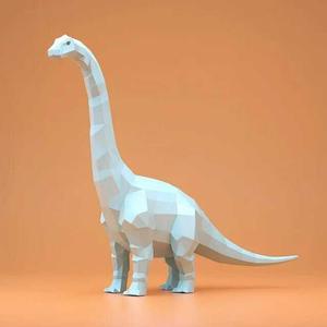 Brachiosaurus Low Poly Model