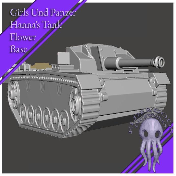 GIRLS UND PANZER Hanna's tank flower vase