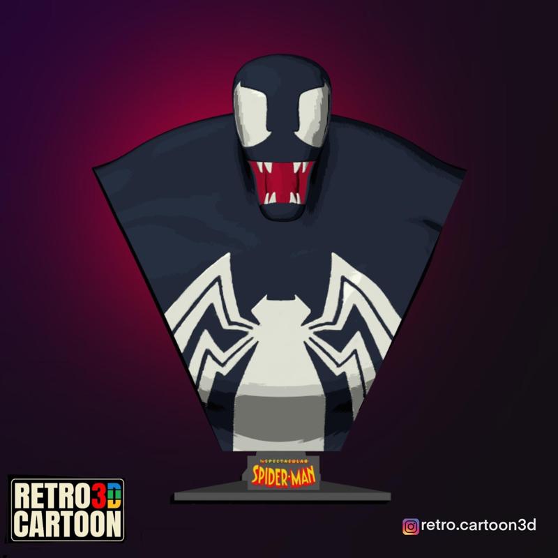 VENOM - SPECTACULAR SPIDERMAN VENOM BUST