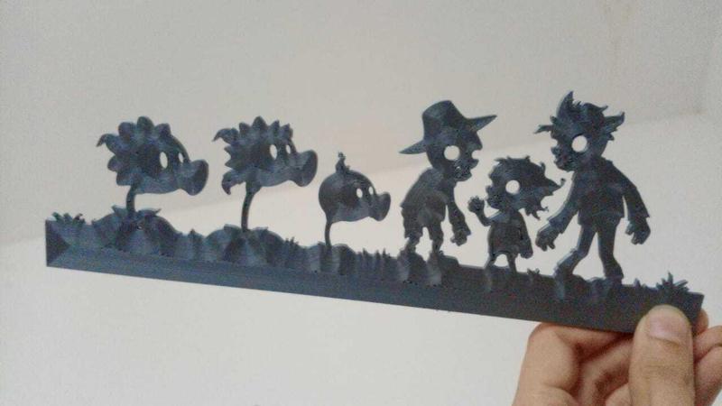 2D WALLART - Plants Vs Zombies