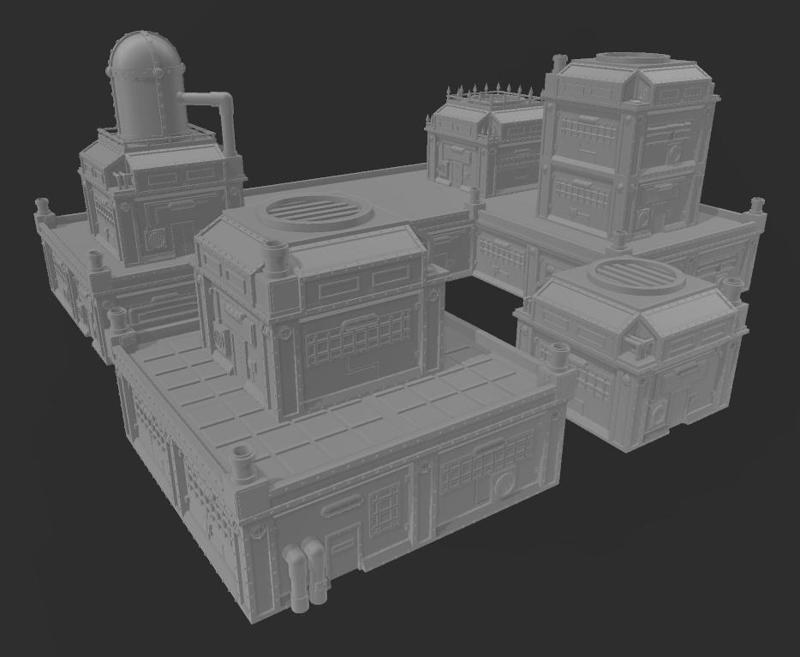 8mm Scale Factory Sector.