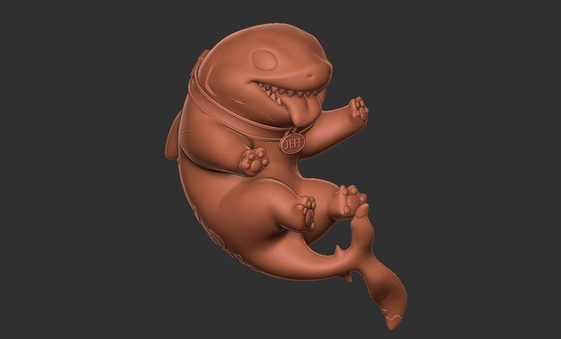 Jeff the Land Shark - Jeff the Land Shark - Marvel Rivals - for keychain - for keychain