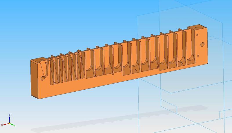 Hohner Bandmaster 16 hole chromatic harmonica comb