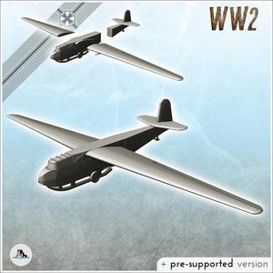 DFS 230 transport glider (version A) - Germany Eastern Western Front Normandy Stalingrad Berlin Bulge WWII