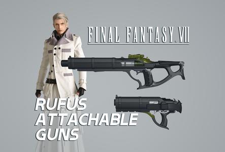 Final Fantasy VII | Rufus' Attachable Guns