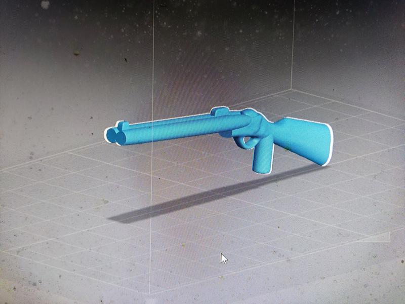 Shotgun hunting 2 parallel barrels compatible playmobil