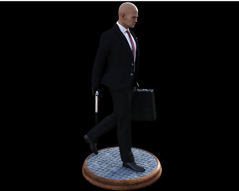 Hitman Silent Assassin Agent 47 3Dprint