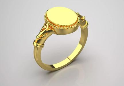 gold man ring mr0218