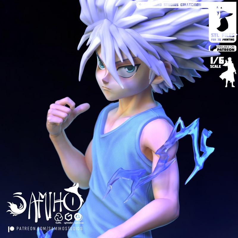 Samiho Studios - Killua God Speed: STLs ready for printing