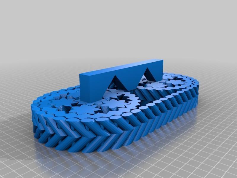 Fully Printable Tank Tread Assembly