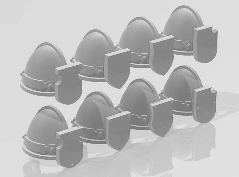 GK Shoulder Pads with built in tilt shields