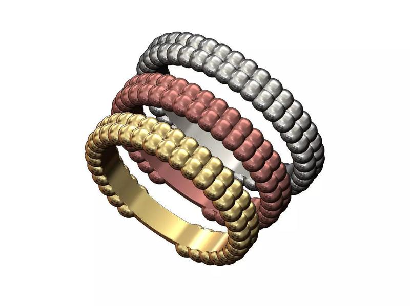 Double row bubble band US sizes 4to10