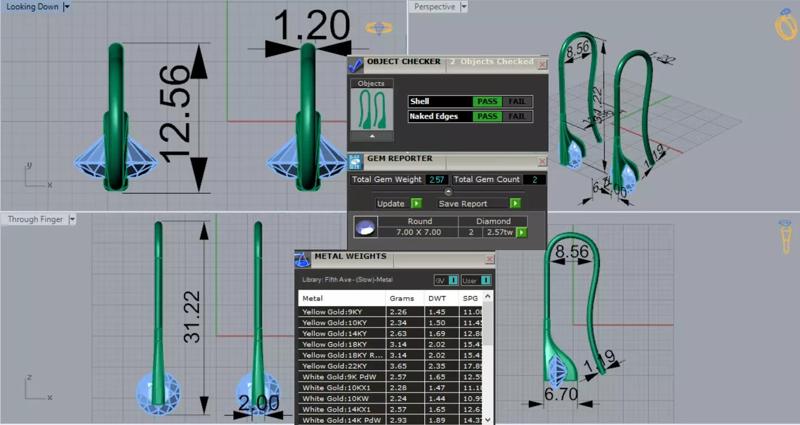 Brilliant Diamond Drop Earrings in Yellow Gold je0124