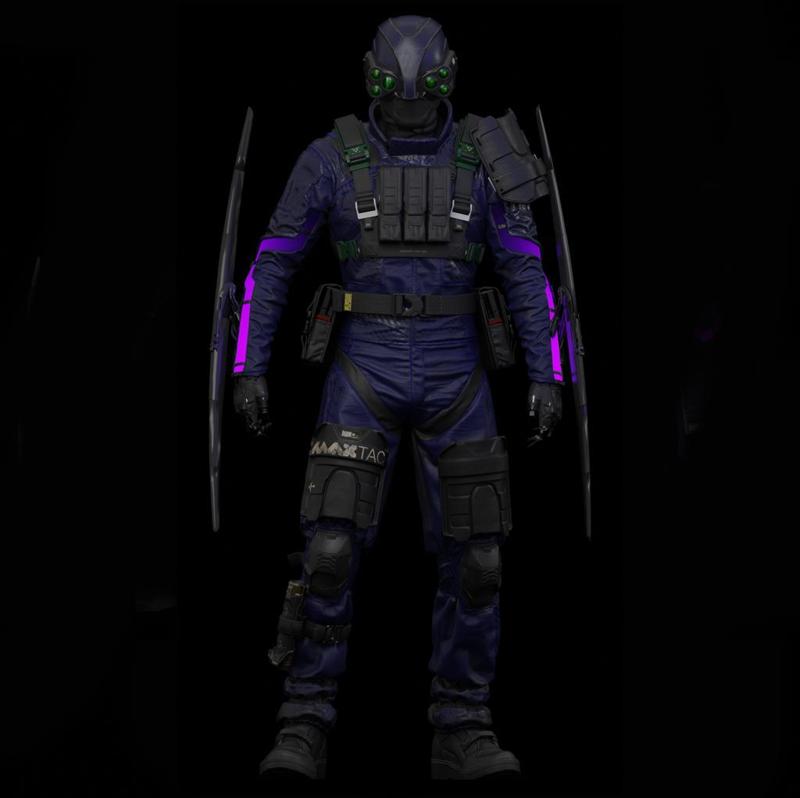 Cyberpunk MaxTac miniature 1