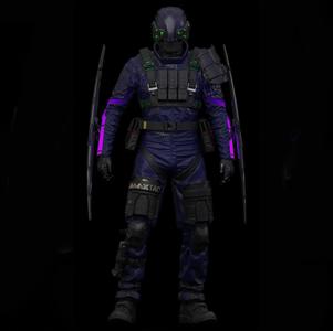 Cyberpunk MaxTac miniature 1