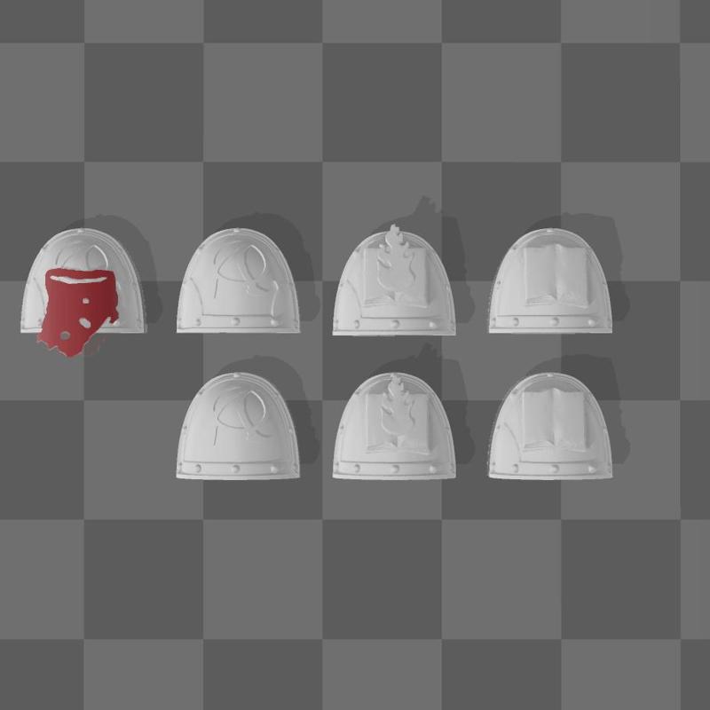 Ashen Circulus Shoulderpad