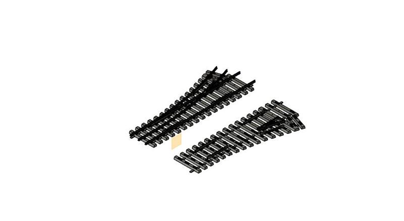 Code 125 0-0e, Gauge 0-0n30, 1/45 Three-Rail Track, Gauge0 Gauge0e