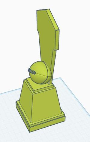 Fantasy Football Champion Trophy - Blank