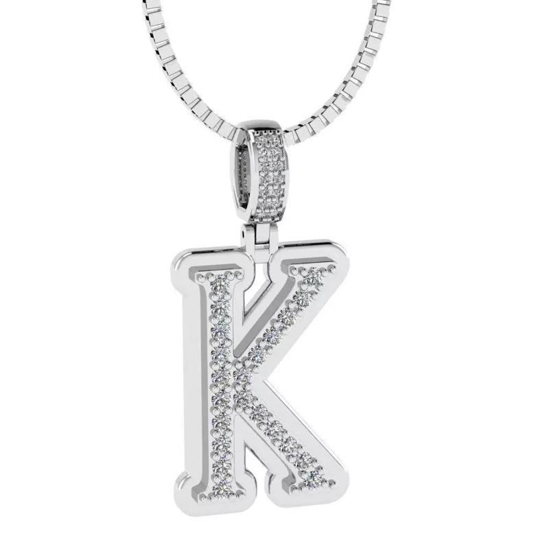 Alphabet Diamond pendant K
