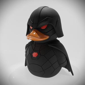 BATHTUB DUCK FIGURE WITH DARTH VADER DESIGN