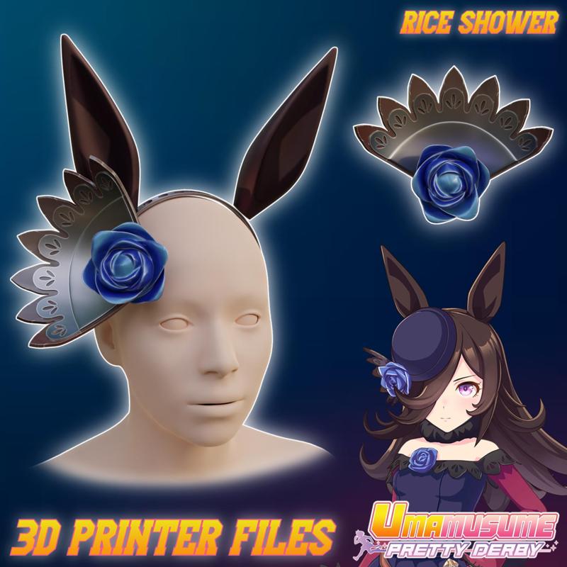 Rice Shower Cosplay Ears and Accessories Umamusume: Pretty Derby
