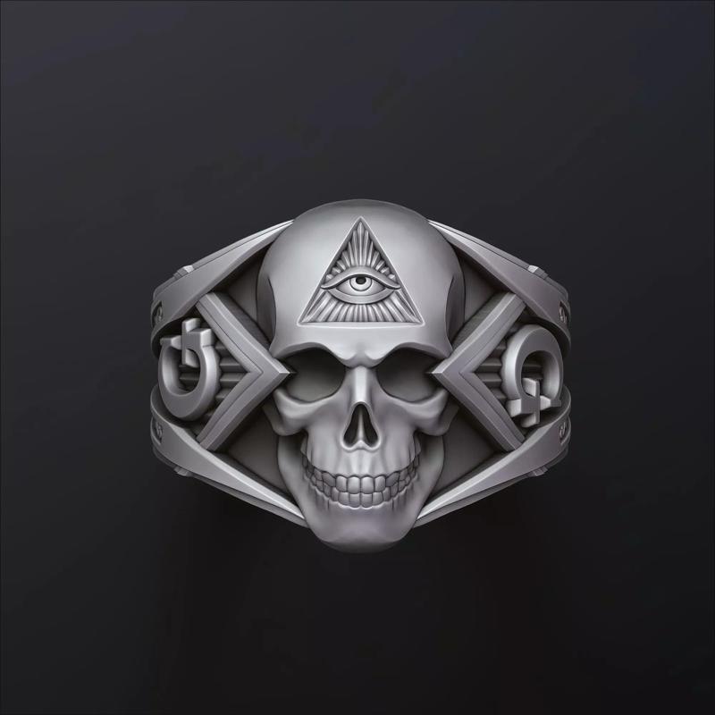 Skull Mason Ring