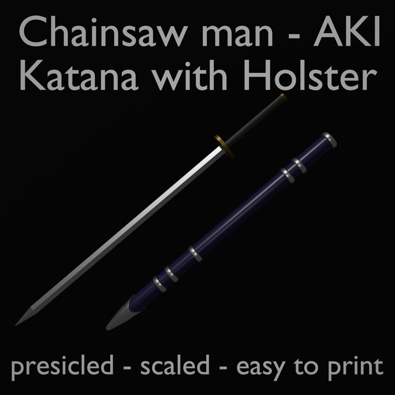 Chainsaw man - AKI - Katana with Holster