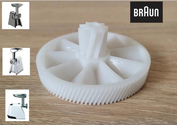 Large sprocket for Braun meat mincer