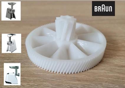 Large sprocket for Braun meat mincer