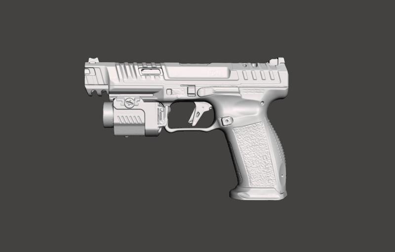 Canik Rival Fenix GL22 Real Size 3D Gun Mold